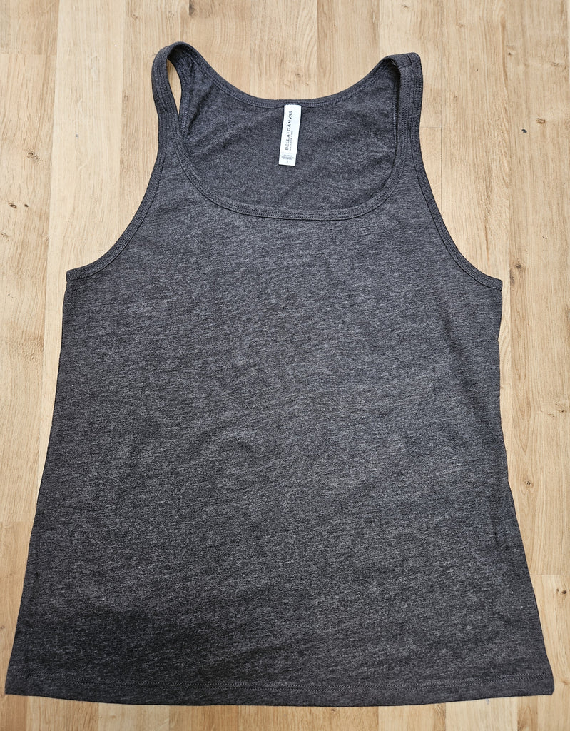 Jersey Top Plain Grey Marl