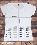Women's T-Shirt You make me smile happy love Slogan Print TS1351