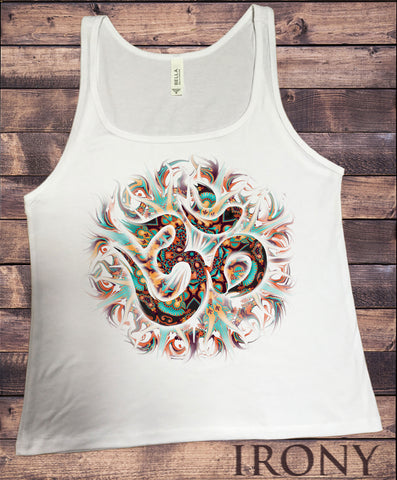 Jersey Vest Top Om Yantra Mandala Yoga Spiritual Print JTK1528