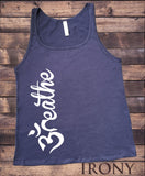 Jersey Tank 'Breathe' OM Religion Side Design India Print JTK1660