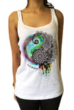 Jersey Tank Top Beautiful Yin Yang Butterfly, Find Balance Zen Print JTK106