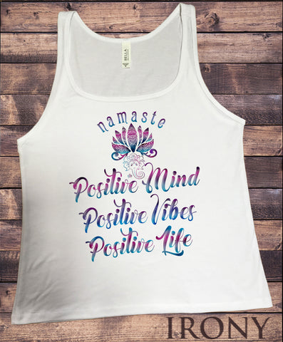 Jersey Top Positive Mind, Positive Vibes, Positive Life Namaste Ganesh JTK1113