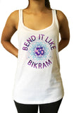 Jersey Top 'Bend it like bikram' Yoga Technique flower India Print JTK1124