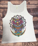 Jersey Top Colourful Owl Abstract-Exotic Pattern Print JTK1196