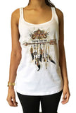 Jersey Top Dreamcatcher feathers & arrow- Follow your soul Print JTK1275