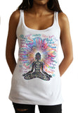 Jersey Top Namaste Buddha flowers-Positive Quotes colour explosion JTK1318