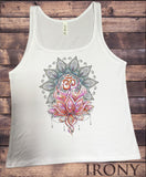 Jersey Top Aztec Flower Lotus Om Meditation Sketch effect Print JTK1347