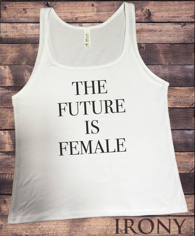 Jersey Top Future Is Female- Feminist Top Smash The Patriarchy Print JTK1361