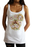 Jersey Top Tree Of Life Buddha Yoga Meditation Chakra Symbols Print JTK1423