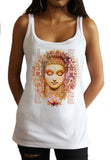 Jersey Tank Top Inhale Namaste Breath Exhale Buddha Chakra Meditation Zen-Print JTK1490