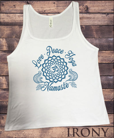 Jersey Top Love, Peace, Yoga Om Namaste Meditation Peace JTK1499