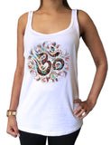 Jersey Vest Top Om Yantra Mandala Yoga Spiritual Print JTK1528