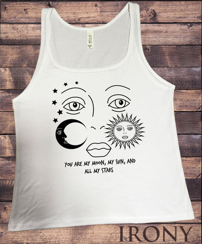 Jersey Top You are my Moon, Sun and Stars Graphical Print JTK1552