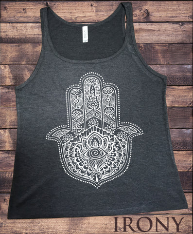 Jersey Tank Top Fatima Hand Ethnic Graphical Print JTK1560