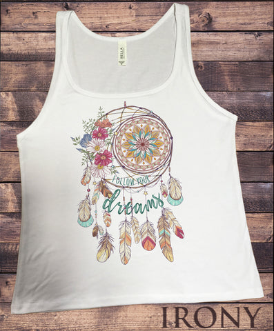 Jersey top,Follow Your Dreams, native Dreamcatcher Print JTK1601