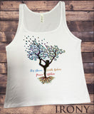 Jersey Tank Top Yoga Meditation India zen yoga Tree Print JTK1618