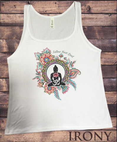 Jersey Top Buddha Yoga Meditation Follow your soul Print JTK1627