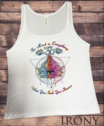 Jersey Tank Top Om The mind is everything -Wisdom What You Think You Become Print JTK1651