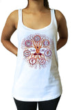 Jersey Tank Top 'Tree Of Life' Buddha Yoga Meditation Chakra Symbols Om zen Tree JTK1655