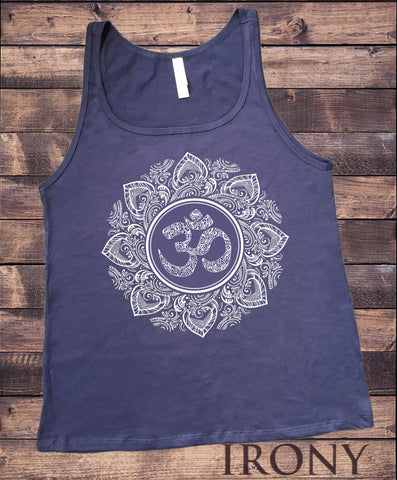 Jersey Tank Om God Line Art Namaste Peace Ethnic Zen India JTK1657