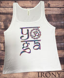 Jersey Tank Om Aum Yoga aztec flowery India Zen Hobo Boho JTK1661