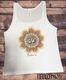 Jersey Tank Top Namaste OM Balance colour explosion Yoga JTK1687