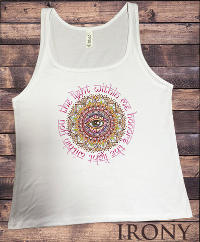 Jersey Tank Top Eye Spiral Pattern Casual Print JTK1688