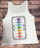 Jersey Tank Top Flower Yoga Buddha Chakra Meditation India Chakra Print JTK1745