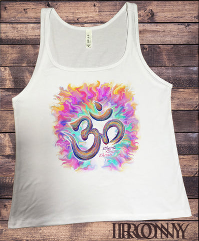 Jersey Top Om India Colourful Shanti OM Peace Print JTK1796