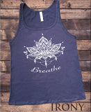 Jersey Tank top 'Breathe' Ethnic Aztec Design India Print JTK1890