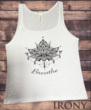 Jersey Tank top 'Breathe' Ethnic Aztec Design India Print JTK1890