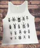 Jersey Tank Creepy Crawlers- Insects All Over- Flies Bugs Print JTK950