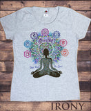 Women’s Tee Aztec 'Yoga Heals the Soul' Buddha Chakra Meditation TS1093