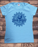 Women's 'Love Yoga' Ethnic Line Art Meditation Pose TS1102