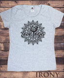 Women's 'Love Yoga' Ethnic Line Art Meditation Pose TS1102