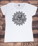 Women's 'Love Yoga' Ethnic Line Art Meditation Pose TS1102