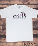 Mens T-Shirt Ape Human Evolution - STOP FOLLOWING ME Funny Humour Print TS1106