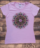 Women’s Top Om India zen Beautiful Floral Flowers Print TS1118