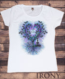 Women's T-Shirt 'Love & Peace' Buddha Yoga Meditation Om India zen OM Tree Heart TS1167