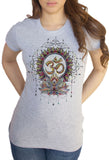 Women's T-Shirt Om Aum Yoga aztec flowers India Zen  TS1175