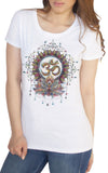 Women's T-Shirt Om Aum Yoga aztec flowers India Zen  TS1175