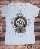 Women's T-Shirt Om Aum Yoga aztec flowers India Zen  TS1175