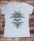Women's T-Shirt Namaste Everyday Greetings Lotus Namaskar India TS1232