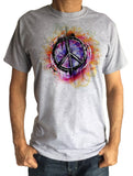 Men’s T-Shirt Hipster Peace Sign T-shirt Military  Logo Retro Antiwar Hippy TS1236