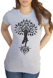 Women's T-Shirt Yoga Tree Buddha Yoga Meditation Flower zen Tree TS1242