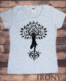 Women's T-Shirt Yoga Tree Buddha Yoga Meditation Flower zen Tree TS1242