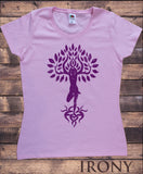 Women's T-Shirt Yoga Tree Buddha Yoga Meditation Flower zen Tree TS1242