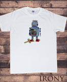 Men’s T-Shirt Tin Robot Fashionable Toy Funny Lost my key Print TS1260