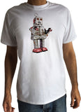 Men’s T-Shirt Tin Robot Fashionable Toy Funny Print TS1262