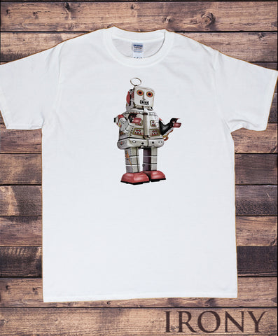 Men’s T-Shirt Tin Robot Fashionable Toy Funny Print TS1262